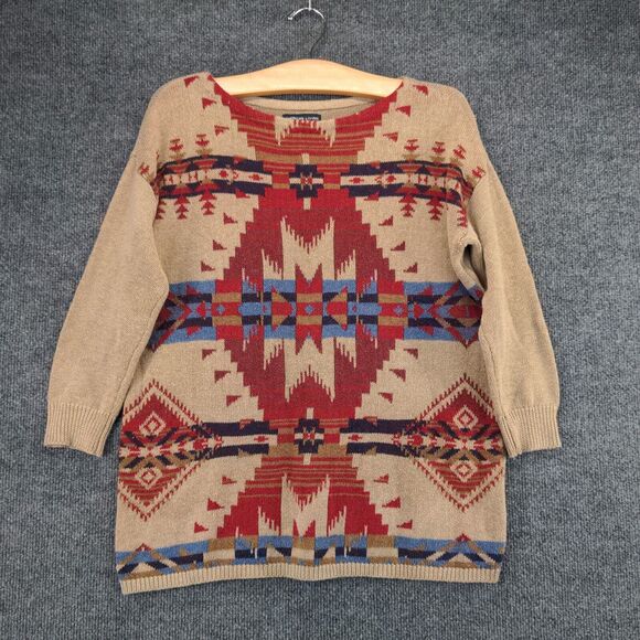 American Living SouthWest Pattern Sweater Mens Size Small Southwestern Pattern - Picture 2 of 12